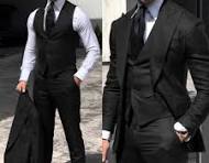 Mens Black Suit