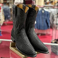 Black Snakeskin Boots