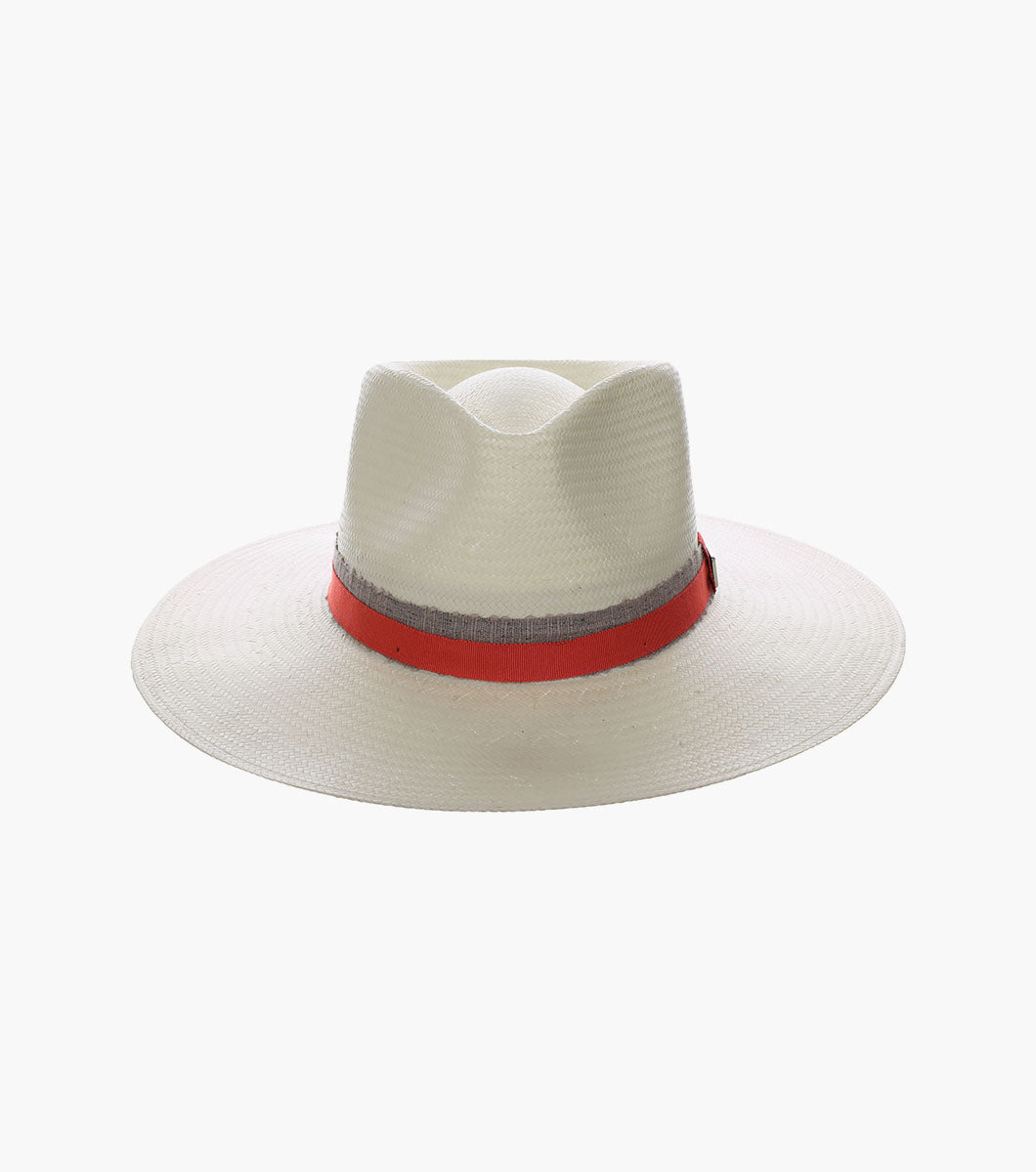 HARLOW FEDORA Toyo Pinch Front Hat