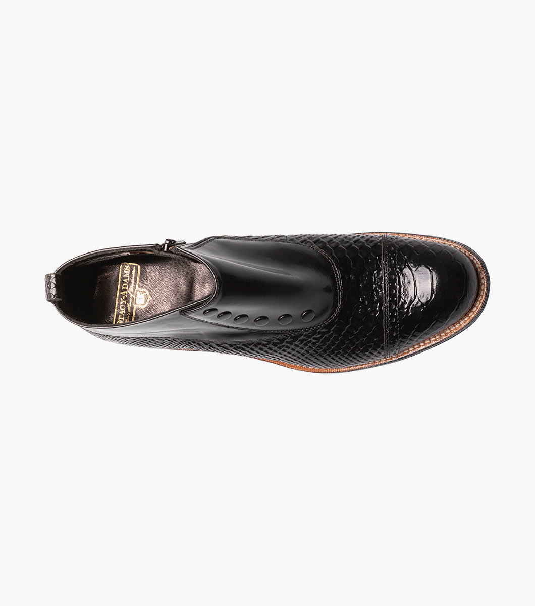 MADISON Spectator Spat Cap Toe Demi Boot