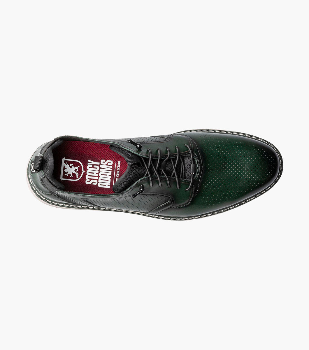 SYNC Plain Toe Elastic Lace Up
