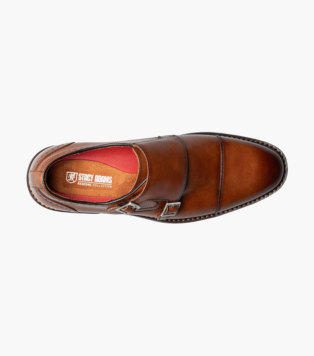 BOSWELL Cap Toe Double Monk Strap