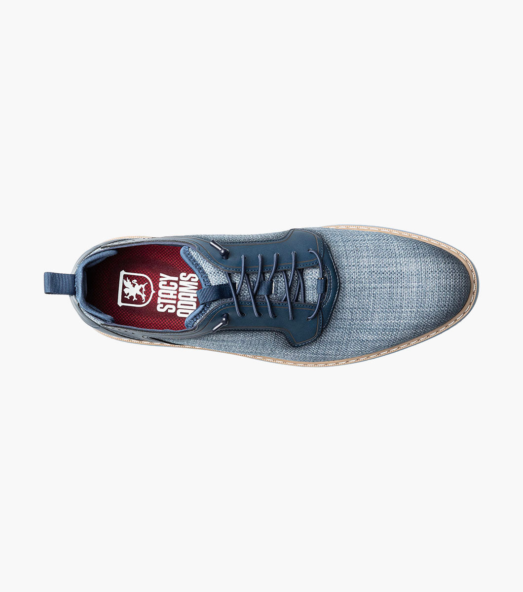 SEBERT Plain Toe Elastic Lace Up
