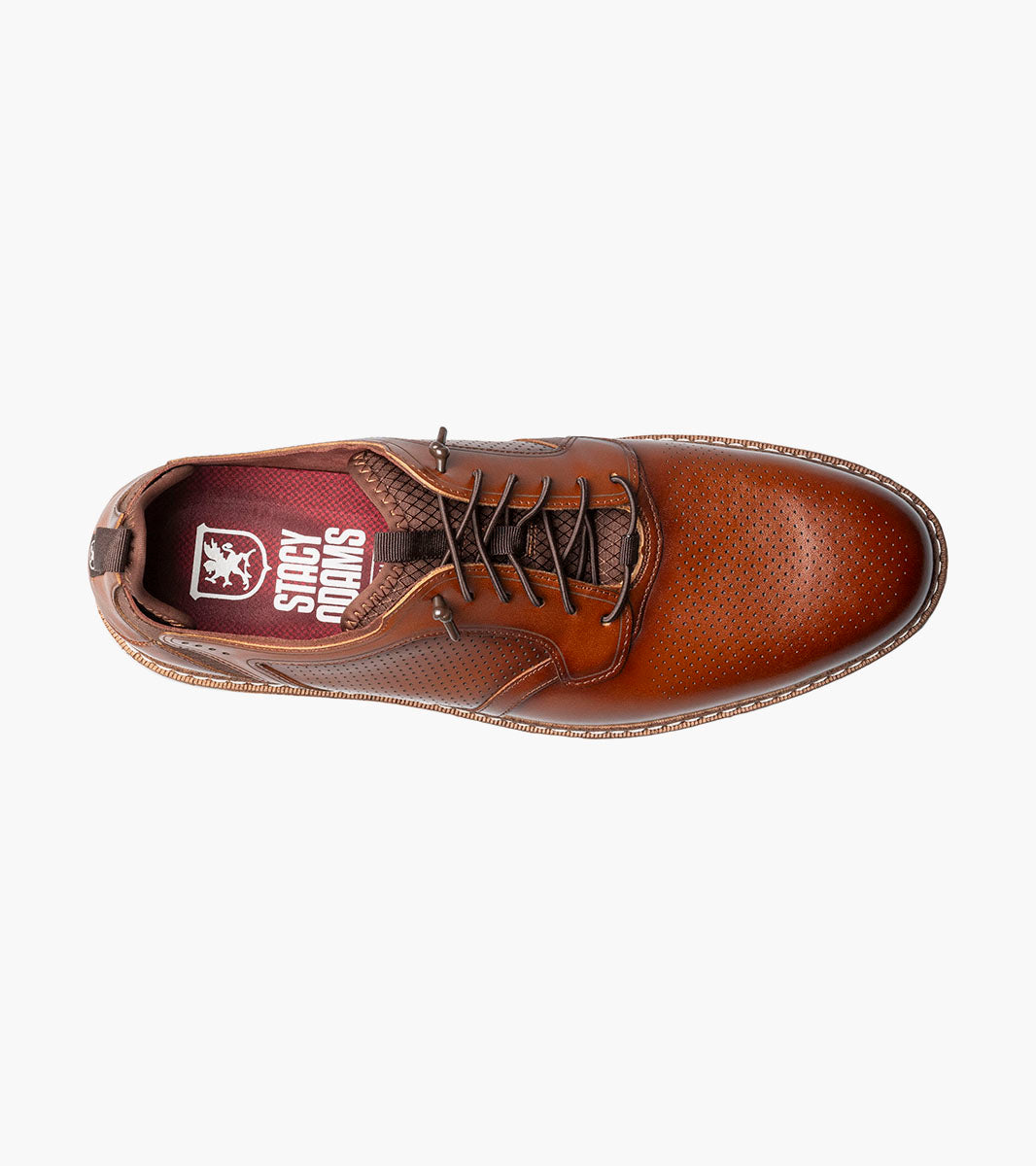 SYNC Plain Toe Elastic Lace Up