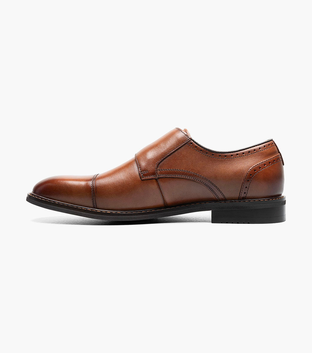BOSWELL Cap Toe Double Monk Strap