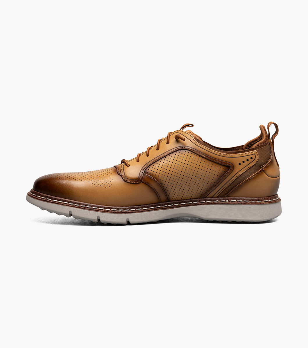 SYNC Plain Toe Elastic Lace Up