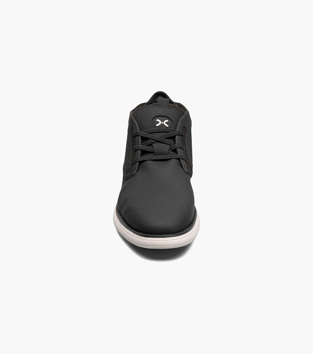 EASTMONT Plain Toe Elastic Lace Chukka Boot