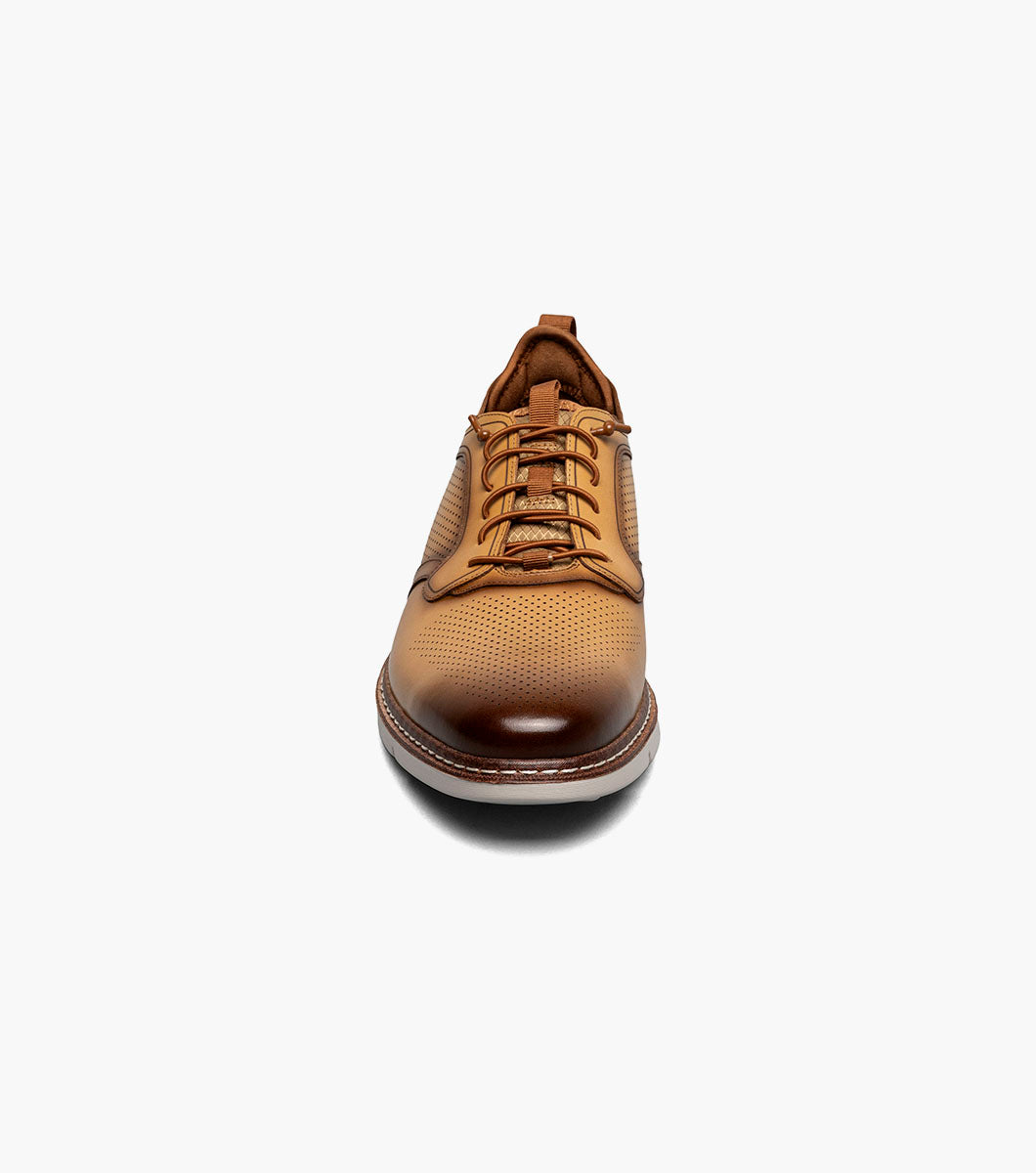 SYNC Plain Toe Elastic Lace Up