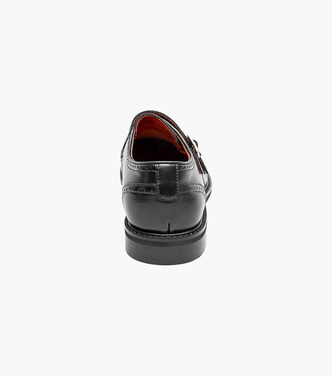 BOSWELL Cap Toe Double Monk Strap