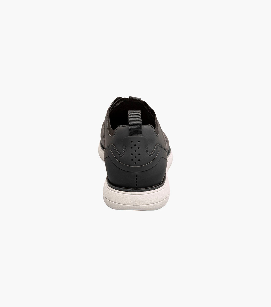 EVERIDGE Plain Toe Elastic Lace Up