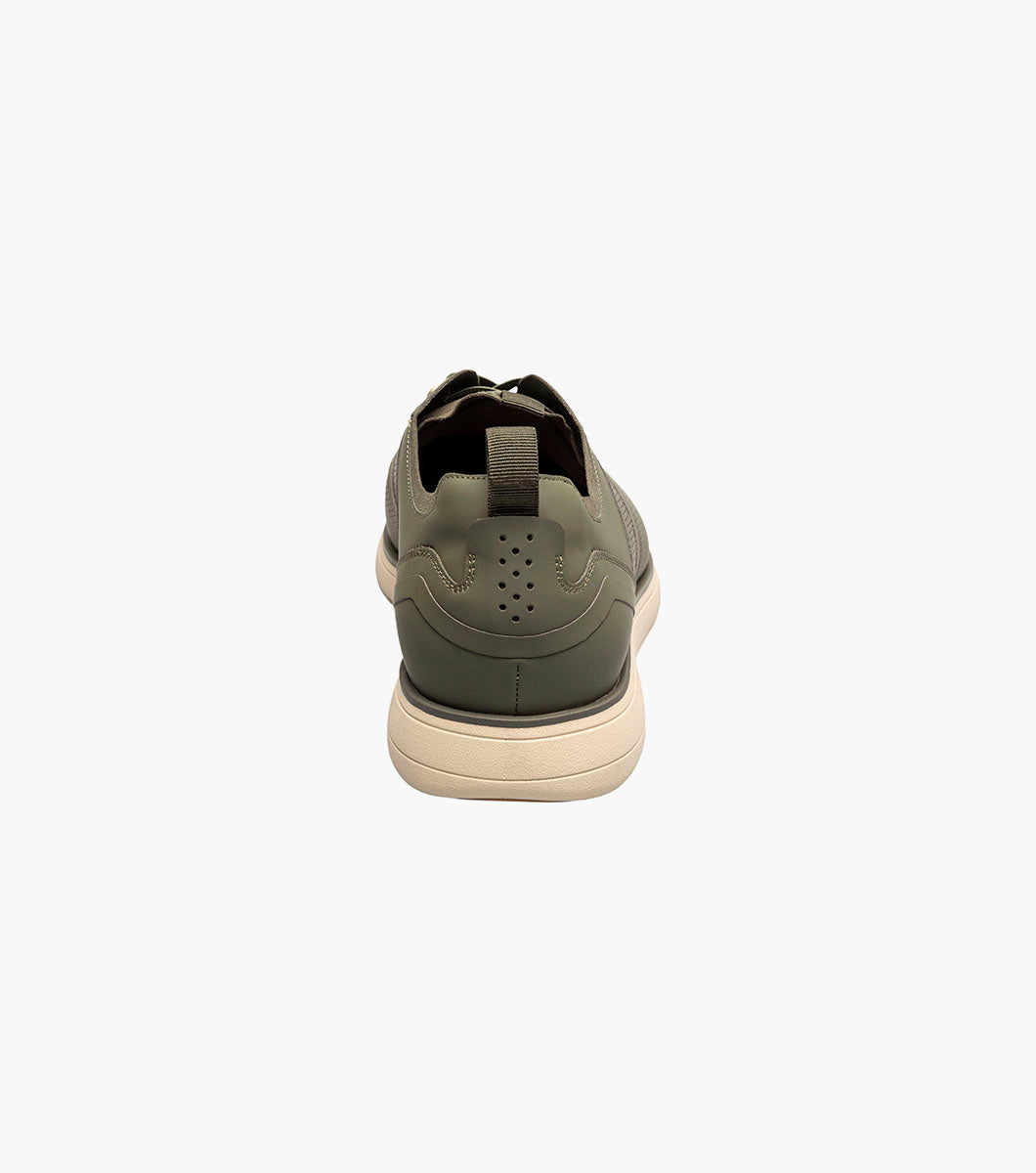 EVERIDGE Plain Toe Elastic Lace Up