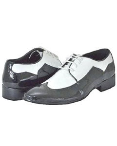 Hombres Negro y Blanco Zapatos de Vestir SKU*CN5277