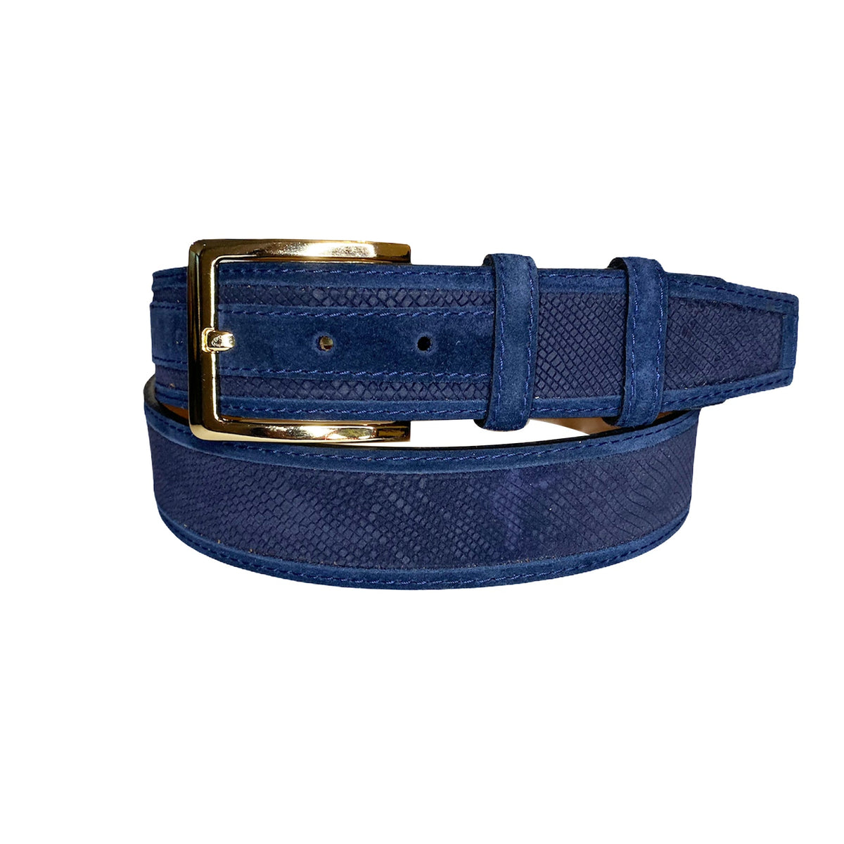 CBelt -5776 Design Suede Belt - Navy Suede