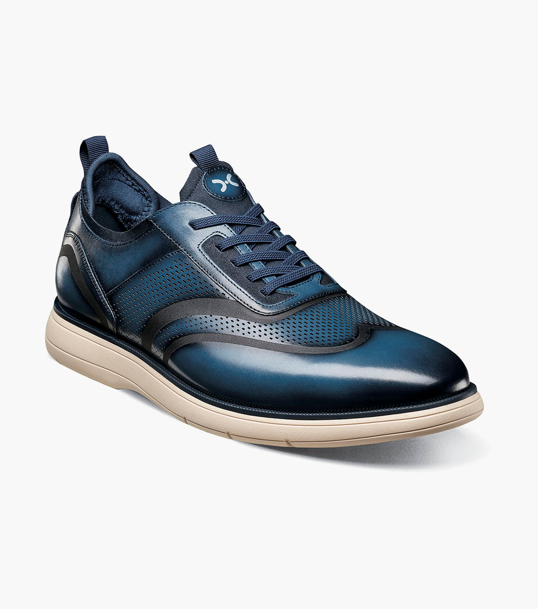 EDGEWOOD Wingtip Elastic Lace Up