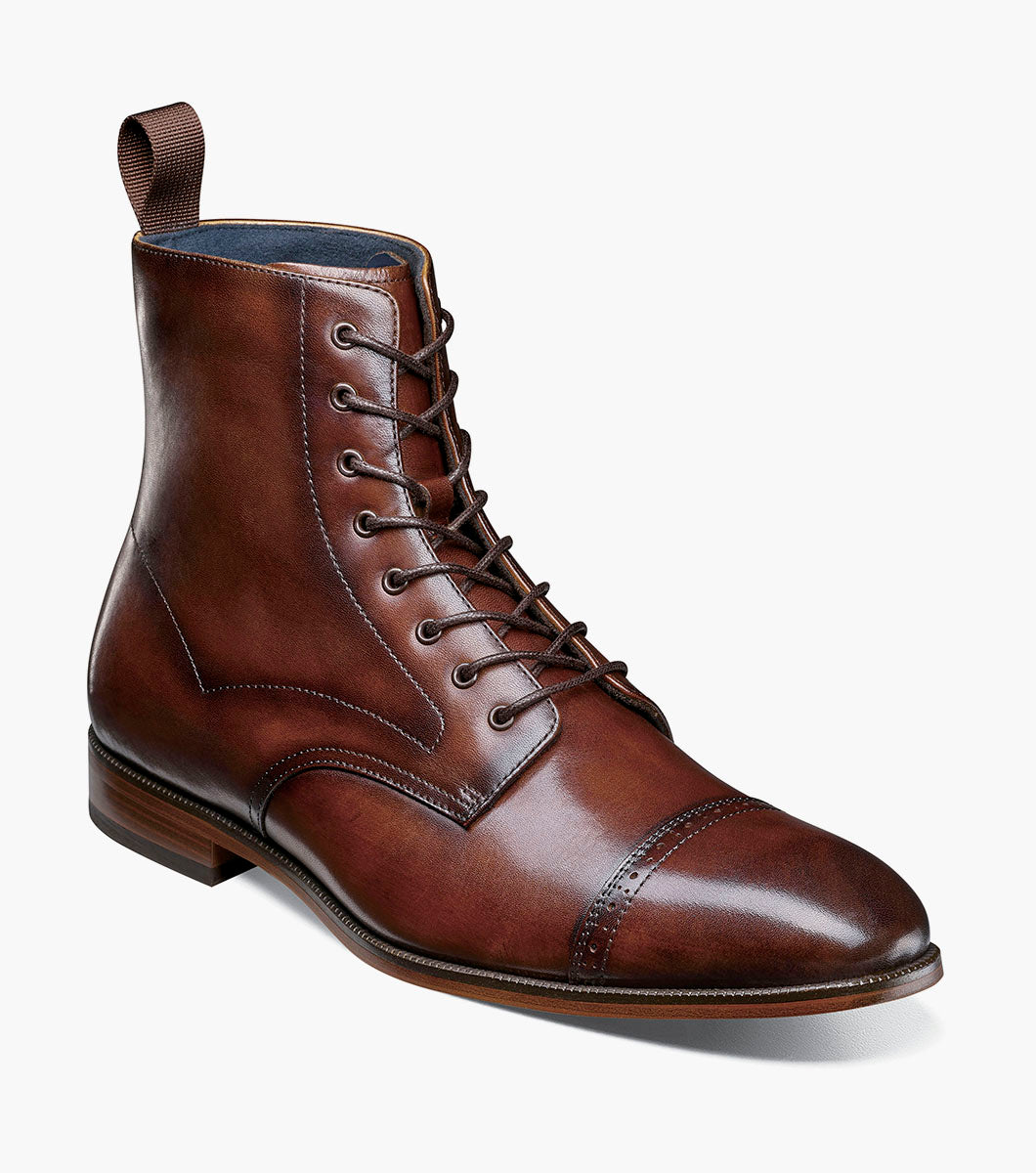 HENRY Cap Toe Lace Up Boot