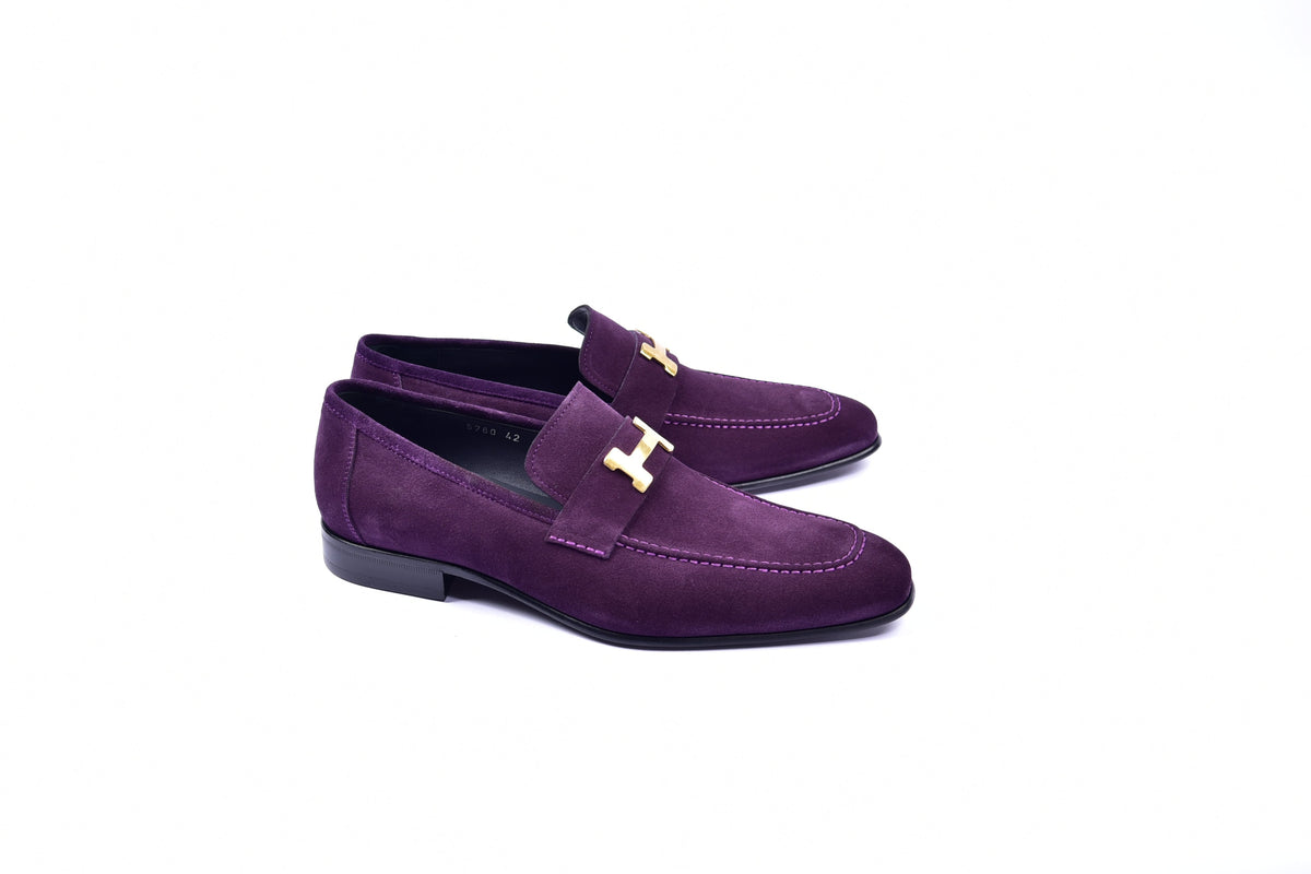C02004-5760S H buckle Suede-Purple