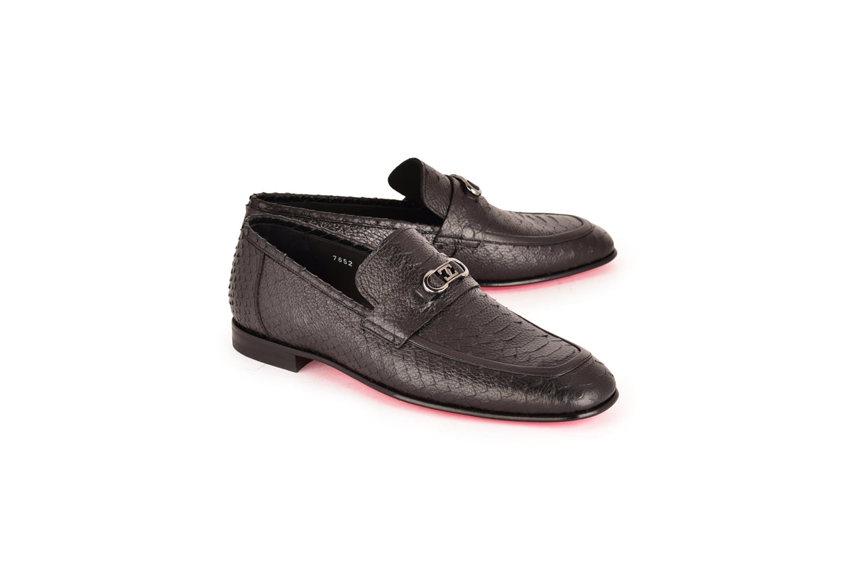 C0001115-7652 Python loafer-Black