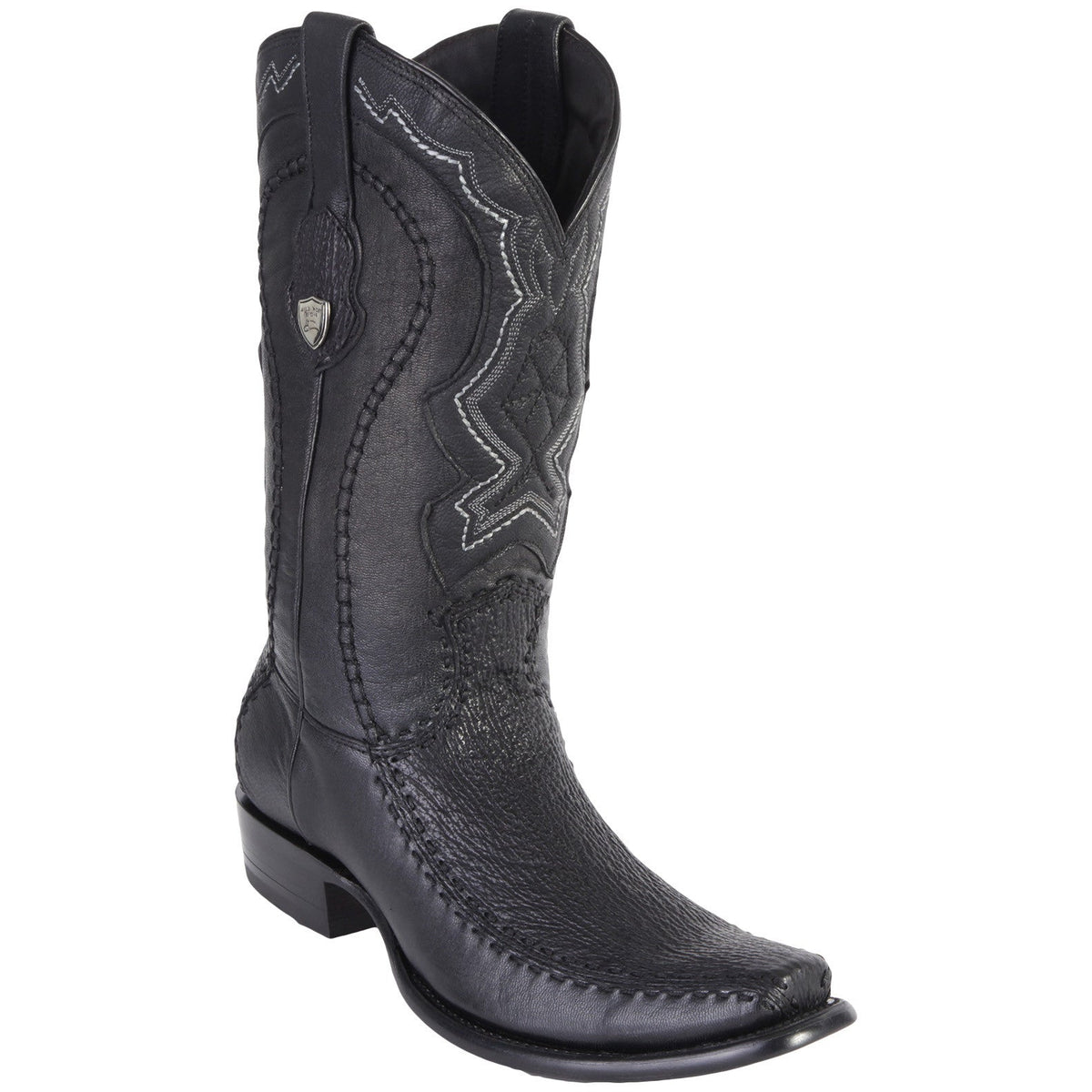 Black Shark Cowboy Boots Dubai Toe 