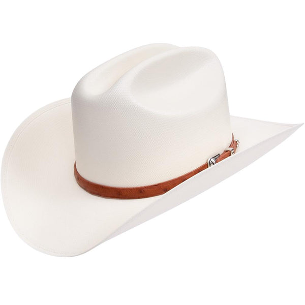Hatbands - Cuernos Chuecos Sinaloa 500X Cowboy Hat Congac Ostrish Hatband