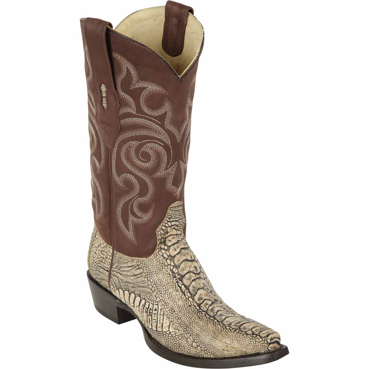 Ostrich Leg Cowboy Boots Oryx - Los Altos Boots
