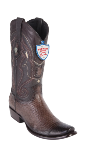 Wild West Botas de Armadillo Horma Dubai Toe Faded Brown