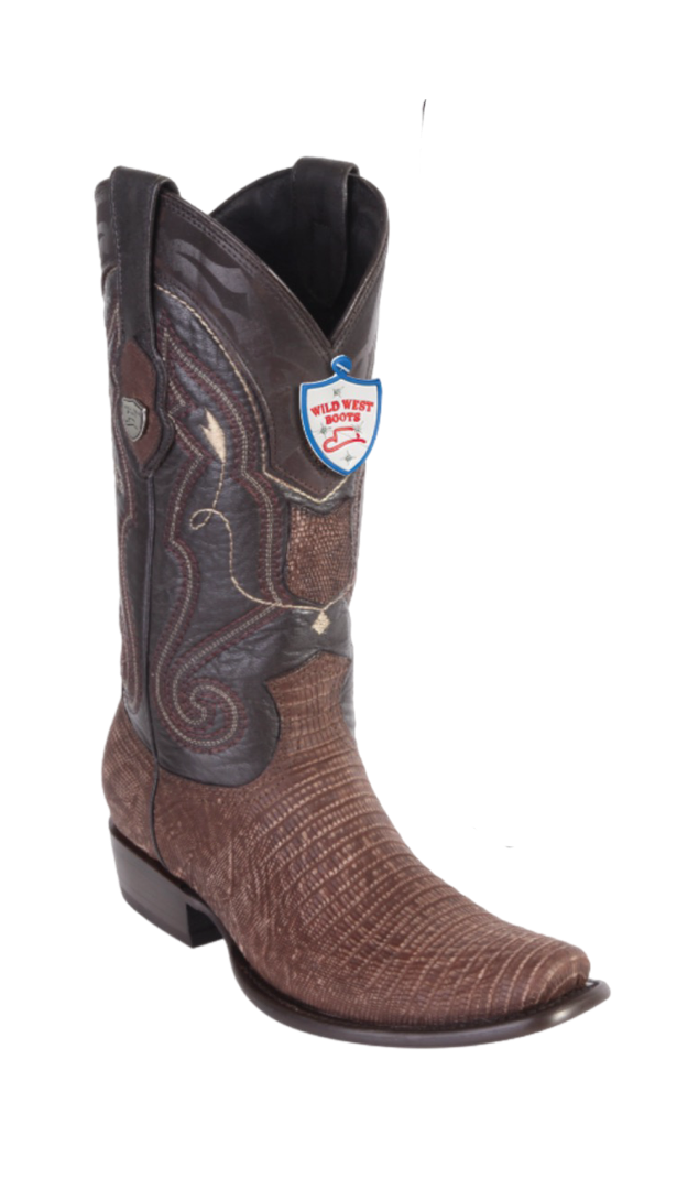 Wild West Botas de Armadillo Horma Dubai Toe Sand Brown