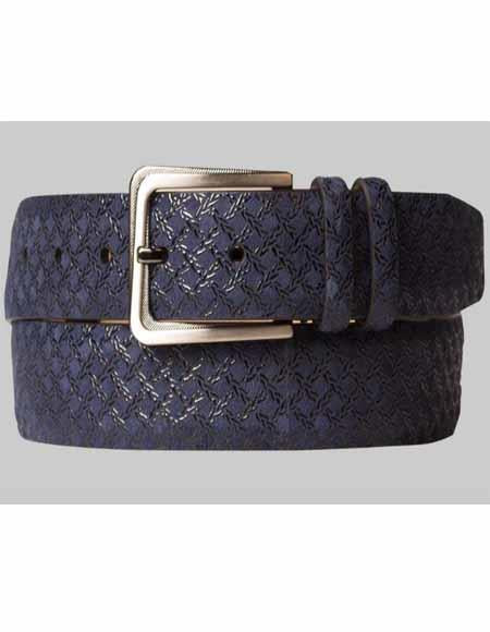 Mezlan Belt Brand AO10359 By Mezlan Belt In Blue