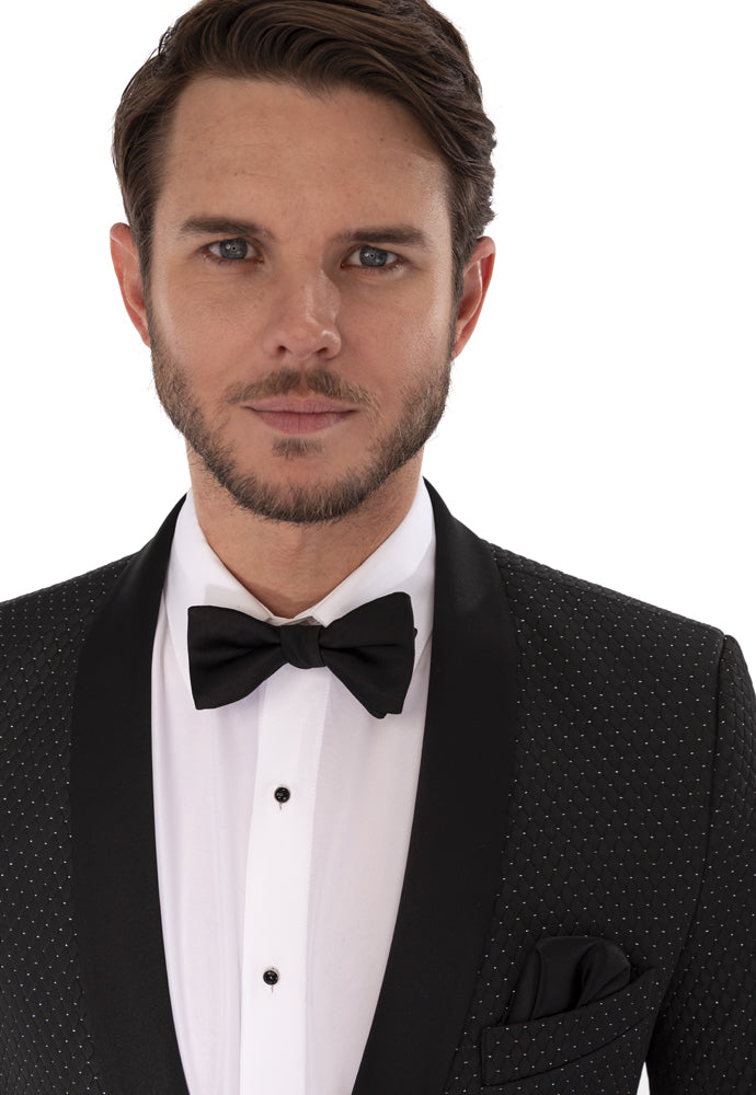 Western Suit - Trajes Para Hombres - Cowboy Formal Attire - Trajes De Novio -  Austin Black