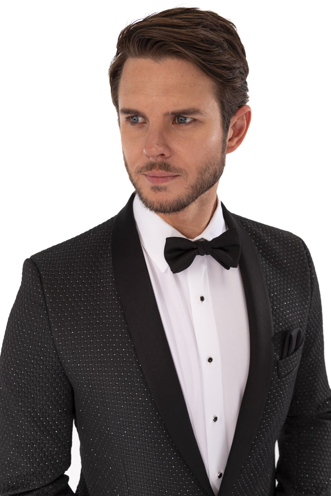 Western Suit - Trajes Para Hombres - Cowboy Formal Attire - Trajes De Novio -  Austin Black