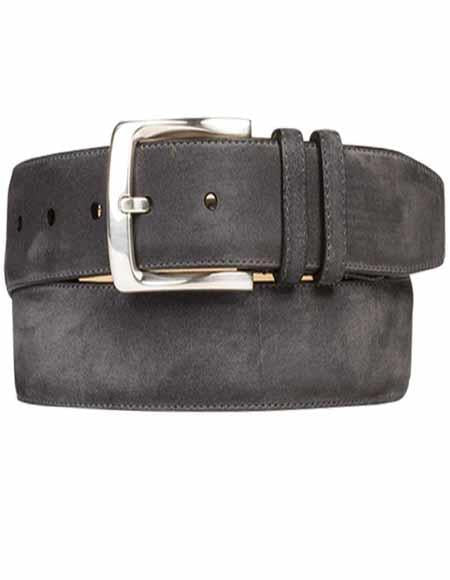 Mezlan Belt Brand AO10625 By Mezlan Belt In Grey
