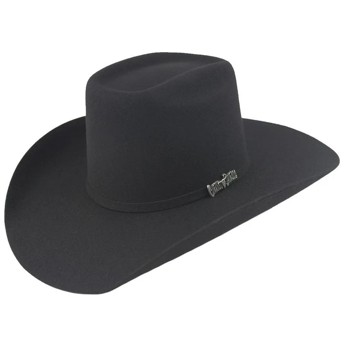 Brick Crown Cowboy Hat Black