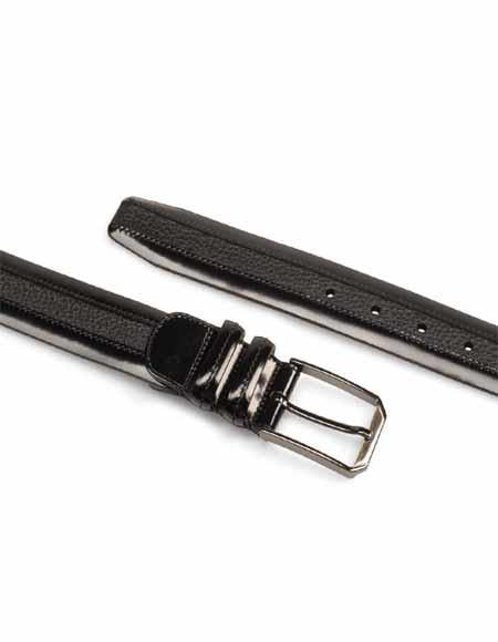 Mezlan Belt Brand AO11113 By Mezlan Belt Black