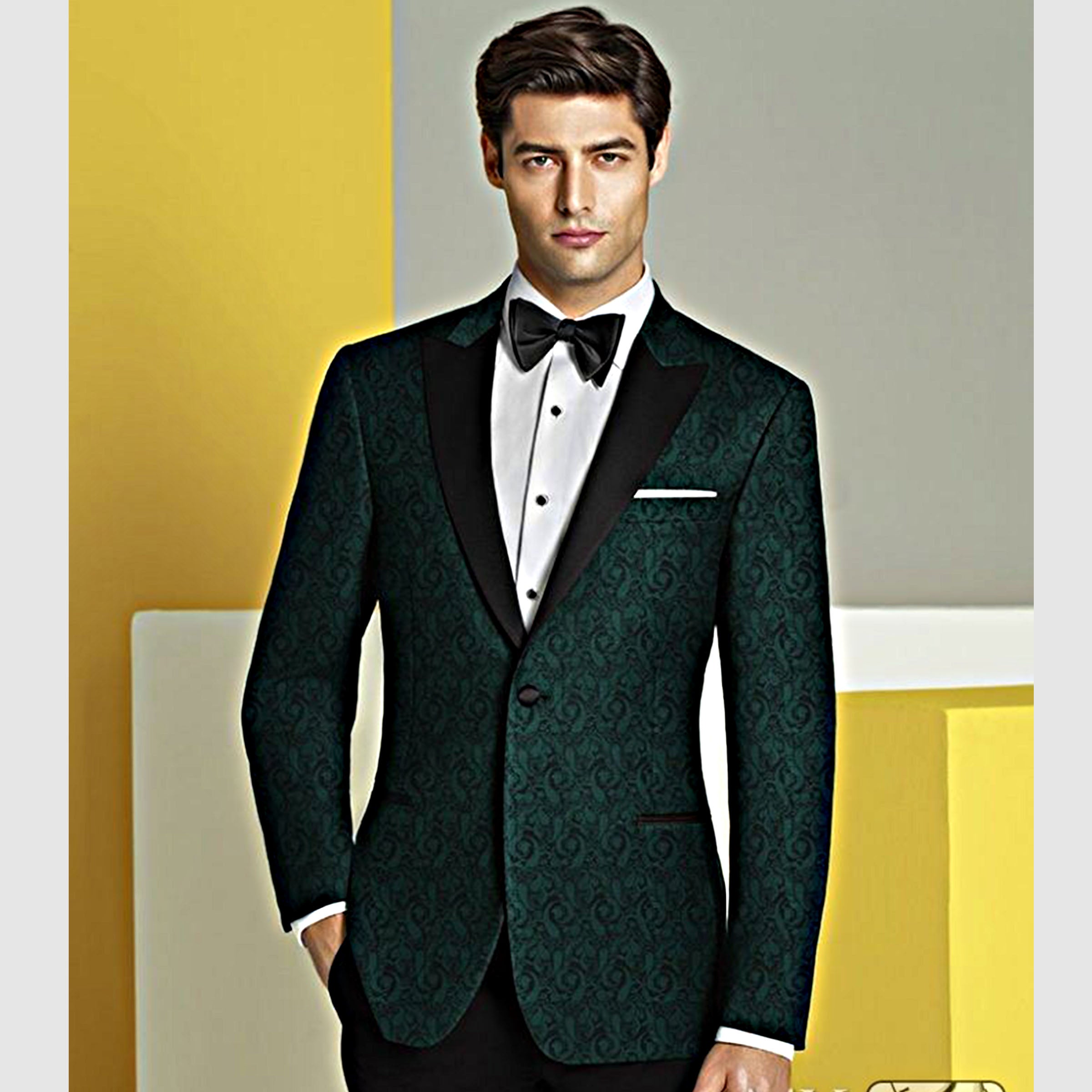Western Suit - Trajes Para Hombres - Cowboy Formal Attire - Trajes De Novio -  Chase Green