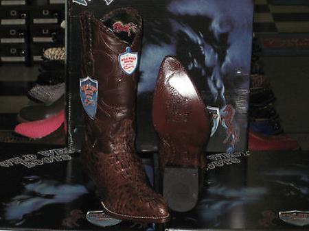Wild West Brown Genuine Crocodile ~ World Best Alligator ~ Gator Skin Western Cowboy Dress Cowboy Boot Cheap Priced For Sale 