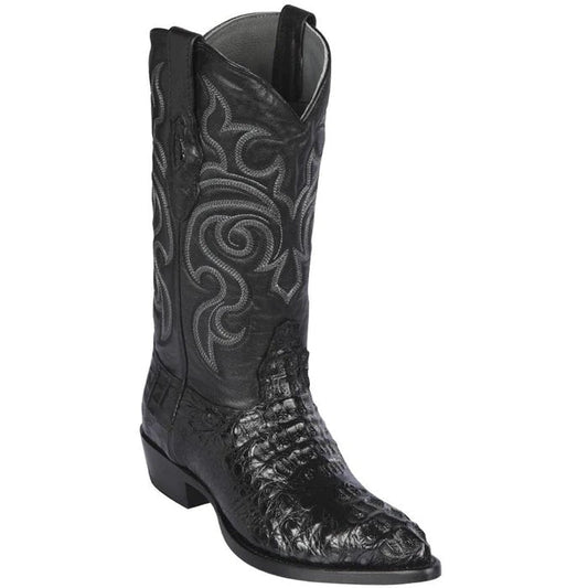 J Toe Cowboy Boots - J Toe Western Boots - Los Altos Boots - Mens Dress Cowboy Boot - Low Priced Caiman Hornback J-Toe Wester