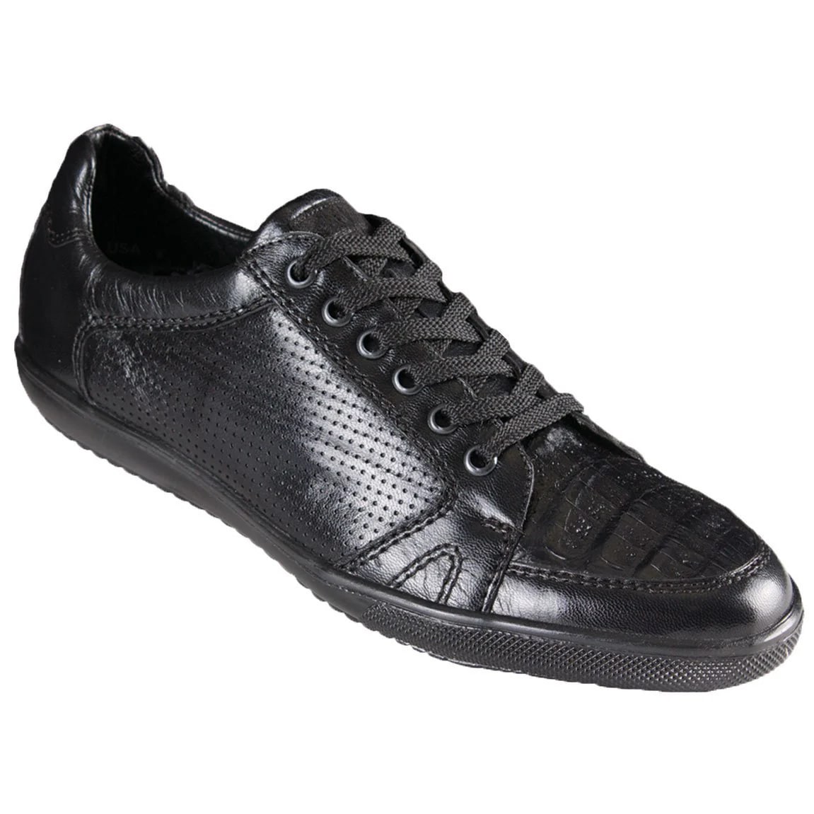 Zapatos De Avestruz Originales Para Hombre - Sneaker de Piel de Caiman Panza