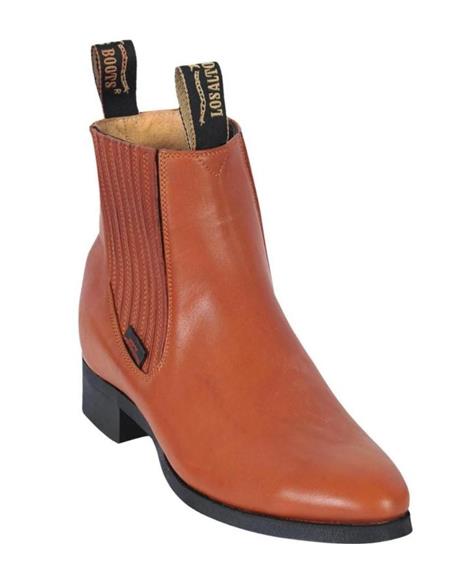 Honey Los Altos Boots Botas Charro Botin De Tobillo Corto De Piel Para Hombre