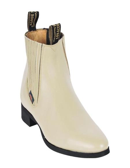 Botas de piel de charro botín para hombre Bone Los Altos Boots