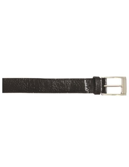 Cinto Vaquero Negro Cinto De Avestruz - Cinto Vaquero Black All-Over Genuine Avestruz Belt