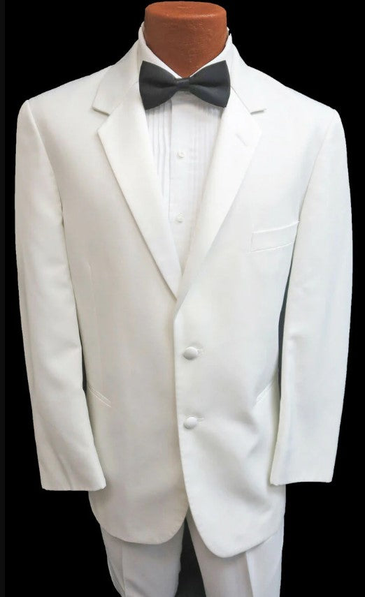 First Nighter Men's White Lapel Dinner Jacket 42 Regular Fit White