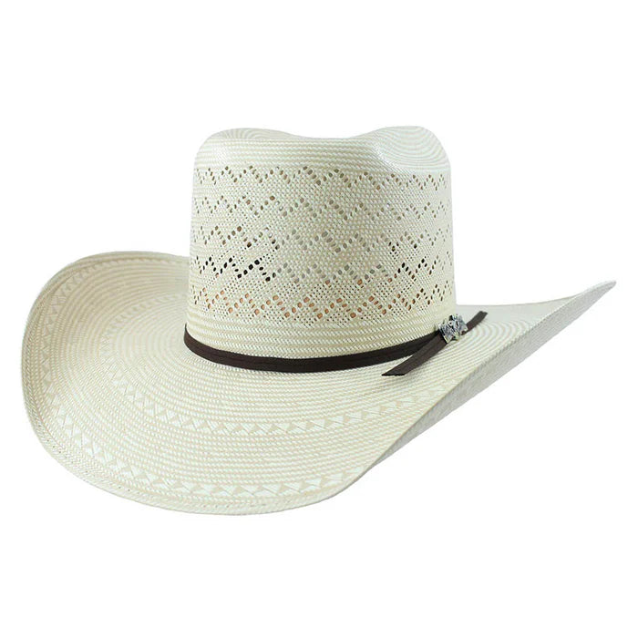 Shantung Full Mountain Brick Cowboy Hat Crown  Ivory