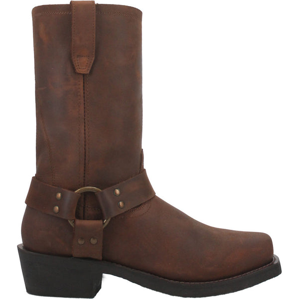 Motorcycle Boots - Dingo Goucho Brown Mens Motorcycle Leather Boots