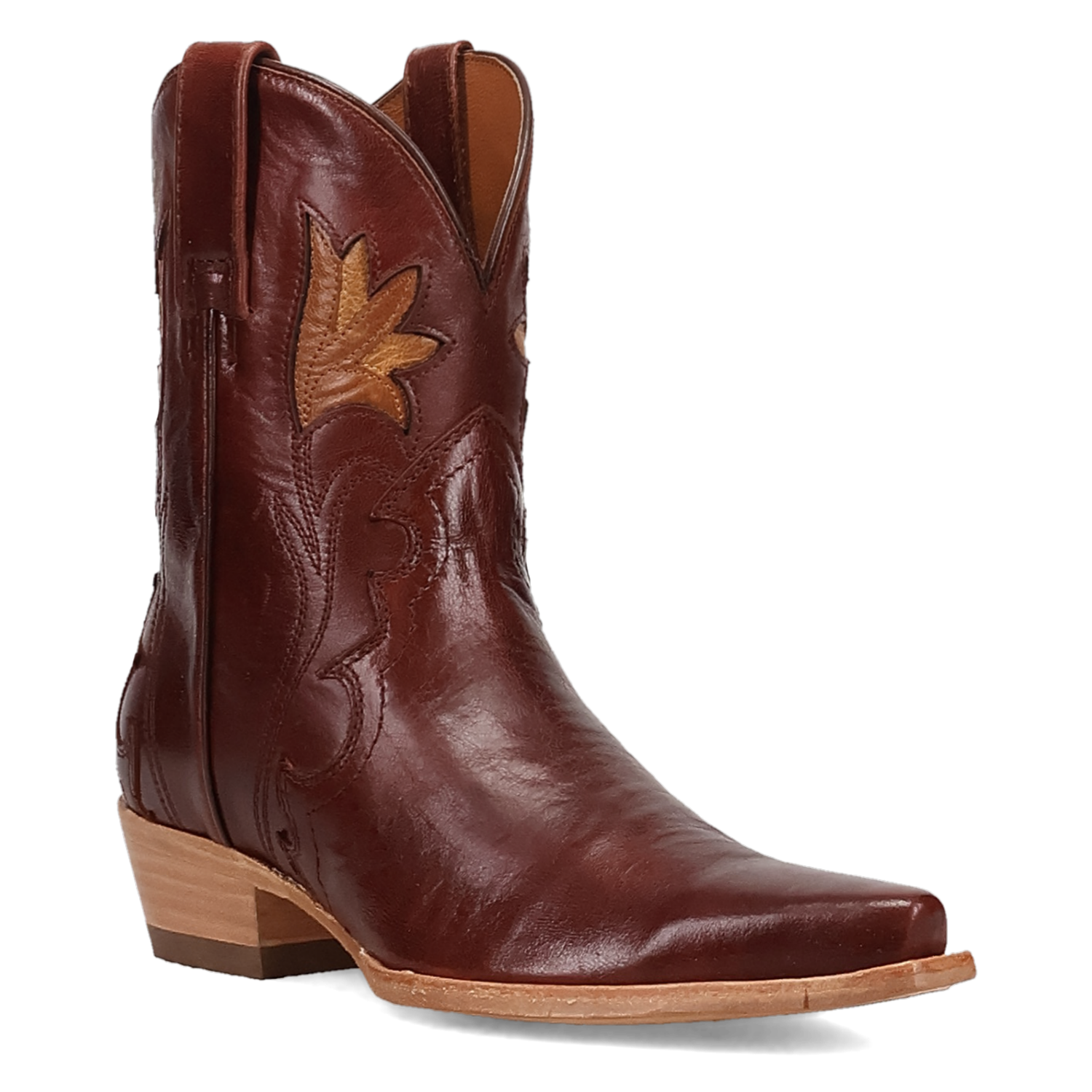 SAFFRON LEATHER BOOTIE