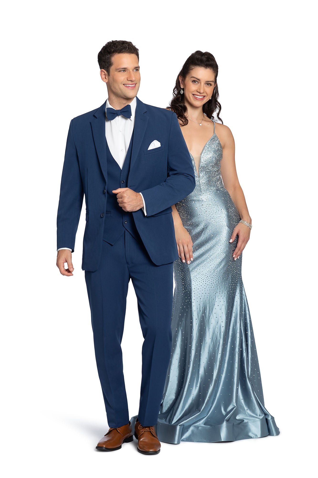 Western Suit - Trajes Para Hombres - Cowboy Formal Attire - Trajes De Novio - French Blue Suit