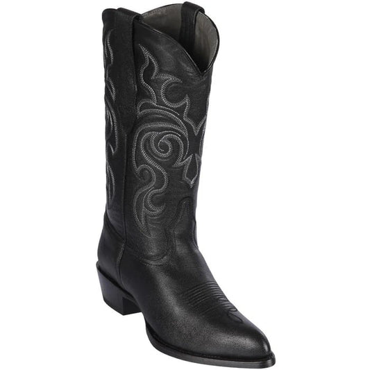 J Toe Cowboy Boots - J Toe Western Boots - Los Altos Boots - Mens Dress Cowboy Boot - Low Priced Goat Black Cowboy Boots J-To