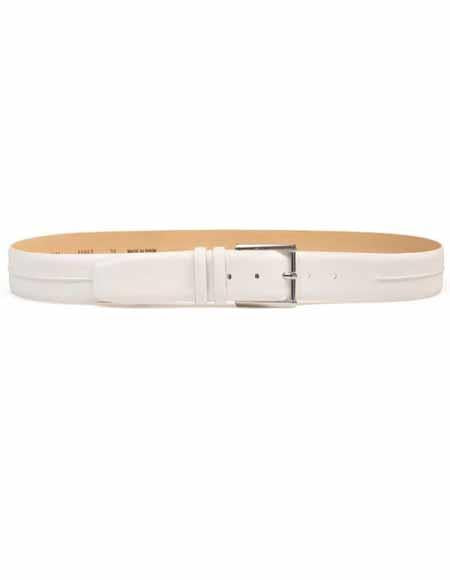 Mezlan Belt Brand AO10952 By Mezlan Belt In White