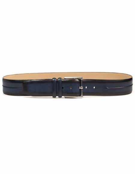 Mezlan Belt Brand AO10952 By Mezlan Belt In Medium Blue