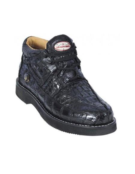 Negro Auténtico Cocodrilo Casuales Zapatos SKU*KA1281