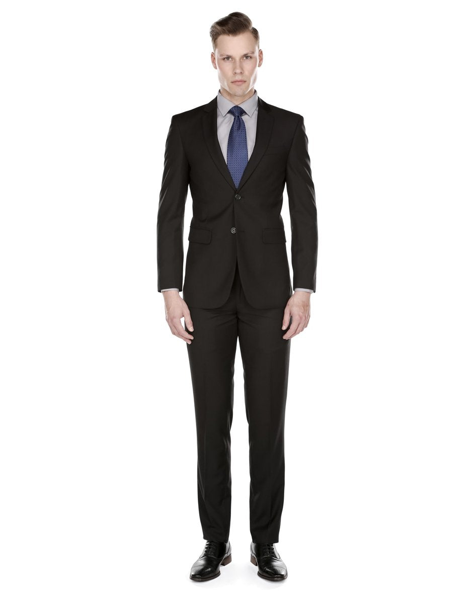 Trajes De Dombre Para Boda - Trajes De Novio - Traje Para Hombre - Black Skinny Suit