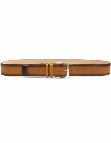 Mezlan Belt Brand AO11111 By Mezlan Belt In Honey